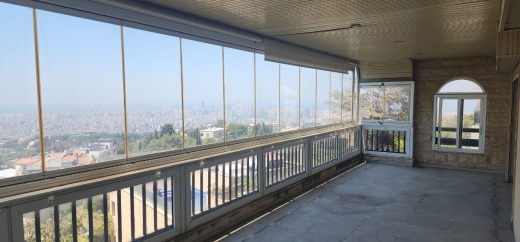 450 SQM Semi-Furnished Apartment With A Great SeaView for Rent in Yarzeh