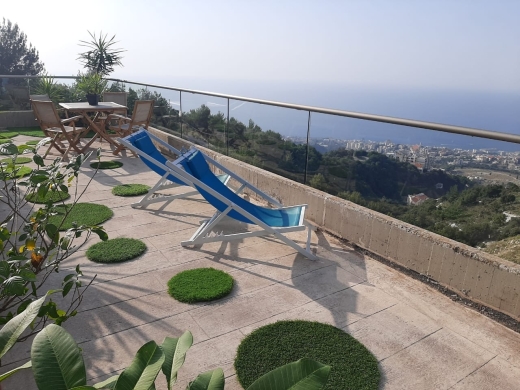 Fully Furnished Roof in Adma Safra With Terrace & Amazing View for Rent