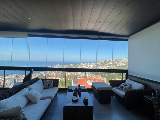 Fully Furnished Apartment for Rent With An Amazing Seaview In Kfarhbeib