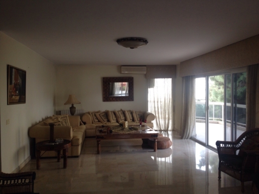 220 SQM Furnished Apartment With Terrace for Rent in Mtayleb
