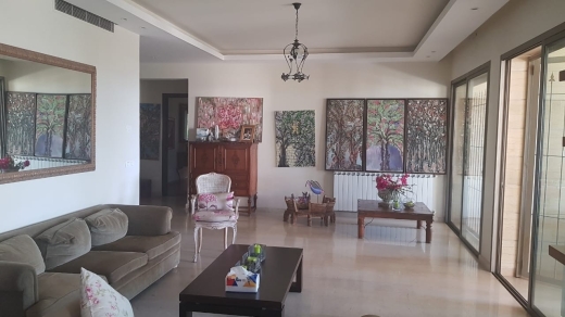Spacious Apartment For Rent with Large Garden and Terrace in Baabdat