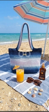 شنطة بحر صيفية أنيقة - Stylish Summer Beach Bag