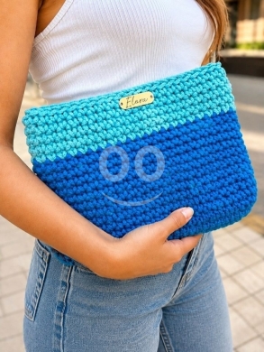 حقيبة يد كروشيه صيفية مزخرفة - Handmade Crochet Clutch Bag