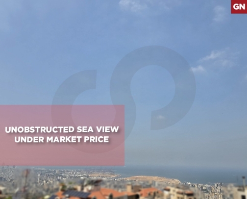 Unobstructed sea view/Under market price/Metn/Fanar-الفنار/REF#GN140089