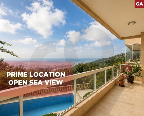 Prime Location/Panoramic Sea & City View/Metn/Ain Saadeh-عين سعادة/REF#GA140083