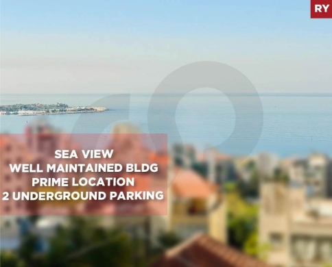 sea view, covered parking, balcony, Haret Sakher/حارة صخر REF#RY132790