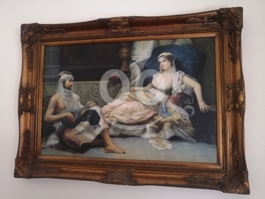 Antique European Oil Painting Tableau | لوحة ضخمة انتيك أوروبية رسم زيت