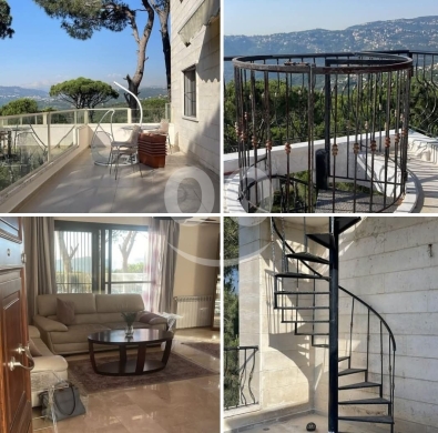 فيلا مفروشة للبيع في راس المتن بتصميم تريبلكس وإطلالة خلابة | Furnished Triplex Villa For Sale