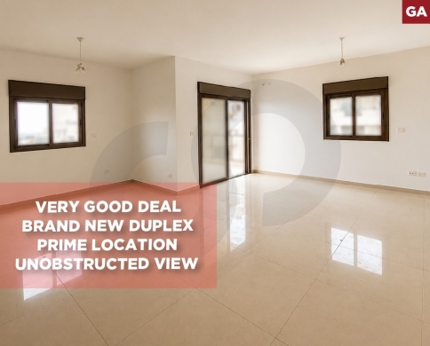 Brand New Duplex/Prime Location/Unobstructed View/Metn/Mansourieh-المنصورية/REF#GA140163