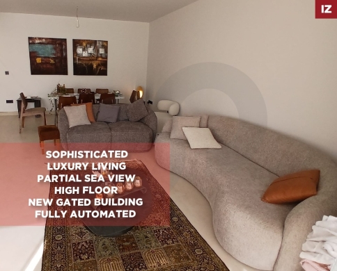 Sophisticated Luxury Living/Partial Sea View/Beirut/Ain Al Mraiseh-عين المريسة/REF#IZ140159