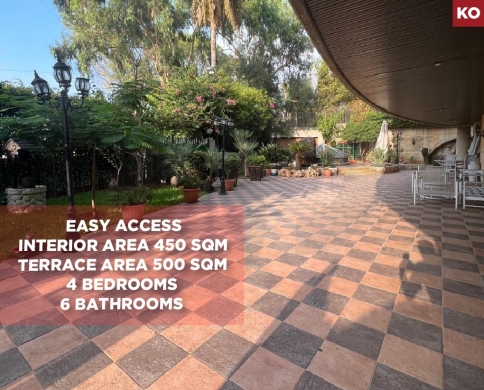 Beautiful outdoor living/500 sqm terrace/Easy access/Aley/Dawhet El Hoss-دوحة الحص/REF#KO140137