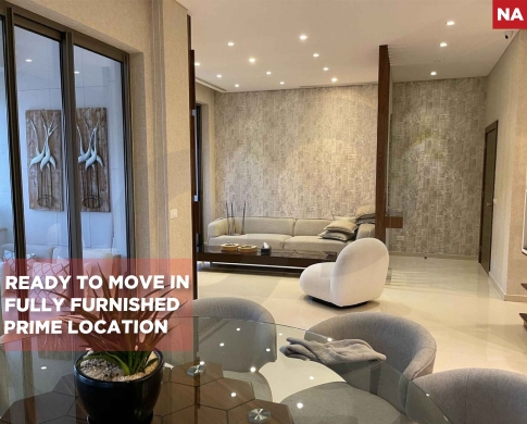 FULLY FURNISHED AND DECORATED/well maintained building/EASY ACCESS/RAWCHE,BEIRUT/روشه/ REF#NA140136 !