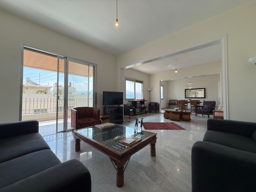 Bright & Furnished Apartment With City View For Rent in Achrafieh, Sioufi