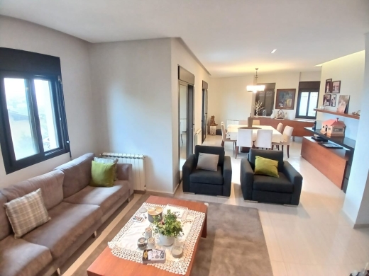 Fully Furnished Apartment With Garden & Terrace For Sale in Bsalim