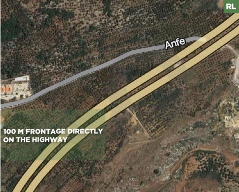 LAND/directly on the highway/immediate development/anfeh,koura/انفه/REF#RL140208