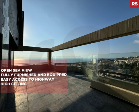 Modern Furnished/Amazing Sea View – Kfaryassine,KESEROUAN/كفرياسين/ REF#RS140207 !