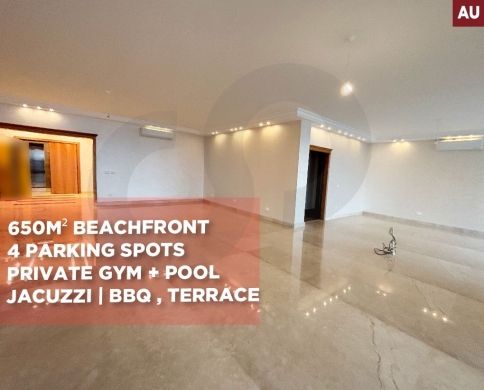 Luxury Beachfront/sea access/exceptional size/Ain El Mreisse,beirut/عين المريسة/REF#AU140243