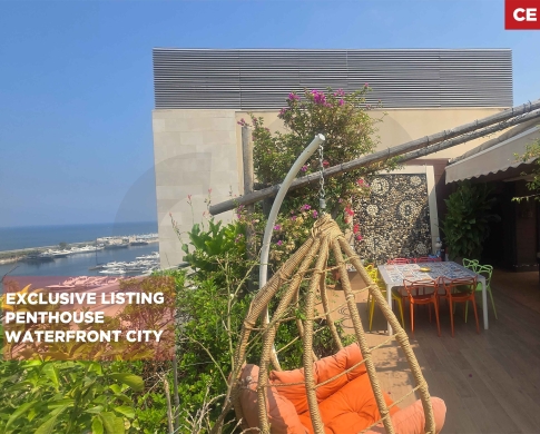 Waterfront City / Exclusive Penthouse/DBAYEH,METN/ضبية/ REF#CE140244 !