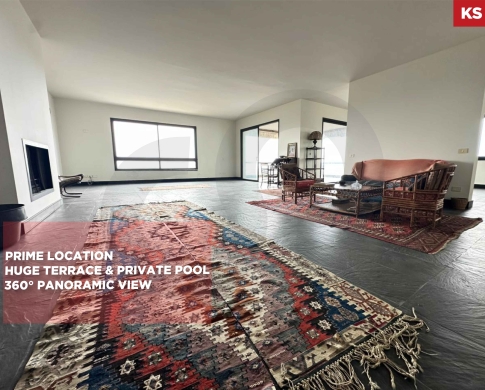 DUPLEX/PRIME LOCATION/PANORAMIC VIEW/BRSILIA,BAABDA/برازيلية/ REF#KS140235 !
