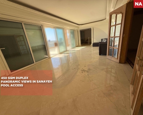 DUPLEX/minutes from the vibrant commercial centers/SANAYEH,BEIRUT/صنايع/ REF#NA140226 !