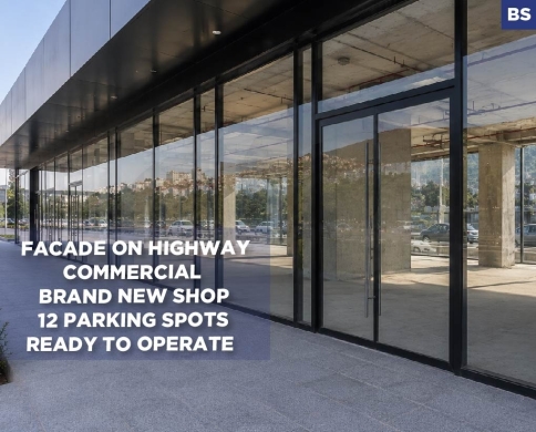 Commercial Brand New Shop For Rent/Facade On Highway in Zalka /زلقا REF#BS140221