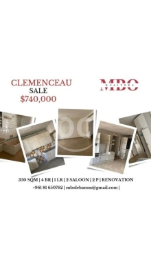 350 SQM FOR SALE IN CLEMENCEAU