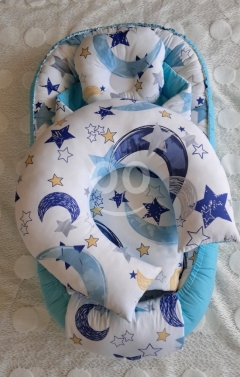 طقم بيبي نست مريح ومتعدد الاستخدامات | Comfortable Reversible Baby Nest Set