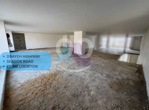 Commercials for rent in Dbayeh - Core & Shell Duplex Showroom 4 Rent Directly on Dbayeh Highway -صالة للعرض مباشرة على طريق ضبية