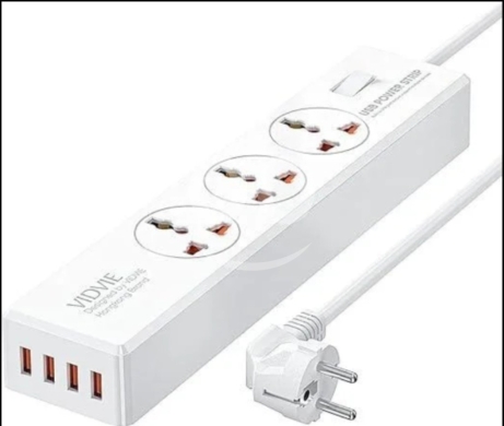Other home appliances in Dahr el-Ain - Vidvie PSE01 Power Strip 4 USB 2400W Power