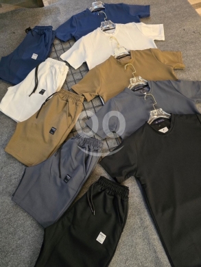 الملابس، الأحذية والزينة في أبو سمرا - Men&#039;s Modern Casual Two-Piece Set / طقم كاجوال عصري رجالي من قطعتين