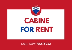 R9-1443 Cabine for Rent in Miramar - 95 sqm!