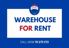 R9-2204 Industrial Hangar 3000m for rent in Taanayel