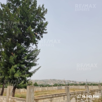 Lands for sale dans Kfarkahel - R9-722 Land for Sale in Kfarkahel &ndash; Lebanon أرض للبيع في كفركاهل لبنان (1252 m&sup2;, Construction Permit Ready)