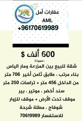 Apartments for sale in Mar Elias - شقة للبيع في لبنان بيروت بين مار الياس و كورنيش المزرعة مساحة كبيرة جدا