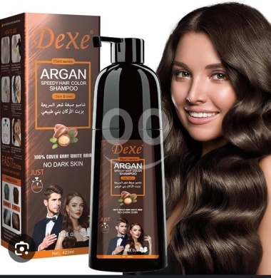 Health & Beauty in Abou Samra - Dexe Argan Speedy Hair Color Shampoo