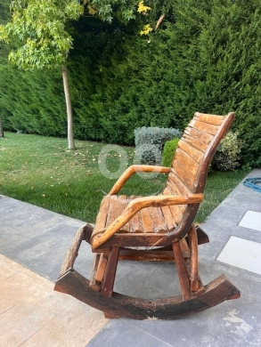 Home & Garden in Zaarour - For Sale: Wooden Rocking Chair (Handcrafted Style)
