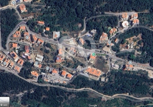 Lands for sale dans Qannabet Broumana - 630m2 Land+Mountain View 4sale in Kennebet Broumanaأرض في قنابة برمانا