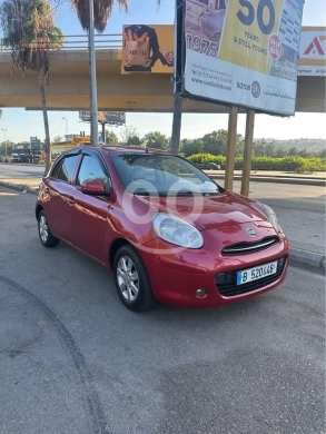 نيسان في مدينة بيروت - Nissan micra Model 2013