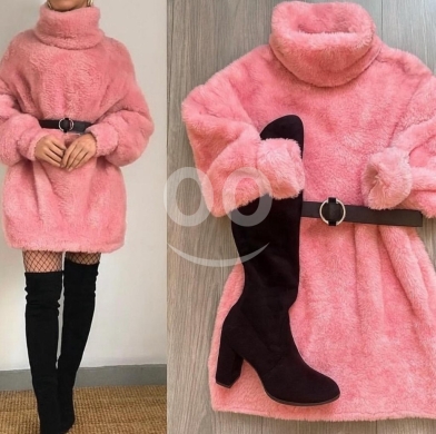 الملابس، الأحذية والزينة في Loussiya - Long winter sweater with belt