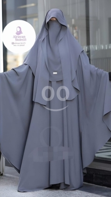 Vêtements, chaussures et accessoires dans Kobbeh - طقم عباية وخمار سيرين | زي شرعي فضفاض للمحجبات | عبايات راقية للمنتقبات