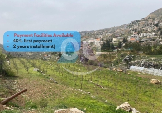 Lands for sale in Kfar Zebian - Prime Land with Payment Facilities 4sale in Kfardebian-أرض في كفردبيانAM66L86
