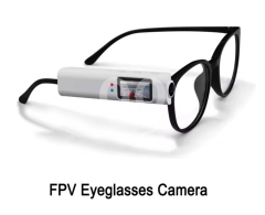 FPV Eyeglasses Camera - Portable Wearable Mini DVR Video Recorder Glasses | Spy Cam for Sports & Vlo