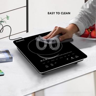 ELEMENTS Portable Induction Cooktop - Digital Touch Control Hot Plate | 1500W Slim… — 5