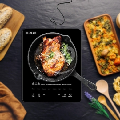 ELEMENTS Portable Induction Cooktop - Digital Touch Control Hot Plate | 1500W Slim… — 6
