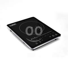 ELEMENTS Portable Induction Cooktop - Digital Touch Control Hot Plate | 1500W Slim Countertop Stove