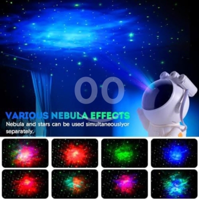 Astronaut Star Projector Night Light - 360° Rotating Nebula Galaxy Lamp | Magnetic Head … — 8