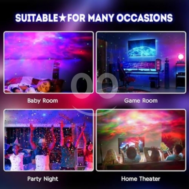 Astronaut Star Projector Night Light - 360° Rotating Nebula Galaxy Lamp | Magnetic Head … — 6