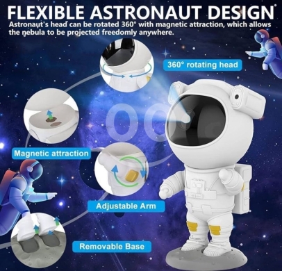 Other home appliances in Aley - Astronaut Star Projector Night Light - 360° Rotating Nebula Galaxy Lamp | Magnetic Head & Adjustable