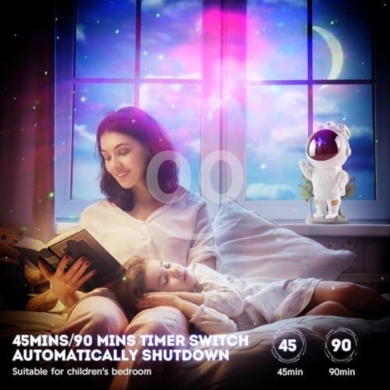 Astronaut Star Projector Night Light - 360° Rotating Nebula Galaxy Lamp | Magnetic Head … — 4
