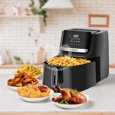 ELEMENTS 6.5L Digital Air Fryer - German Standard Countertop Oil-Free Fryer | Preset… — 2